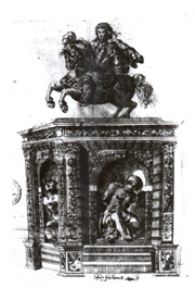 La statue équestre de Louis XIII