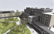 Architect's rendering of the science complex