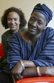 Cilia Sawadogo and Kadiatou Konate