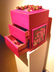 Photo of strawberry styled drawer set