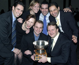 Picture of Caps winners with trophy