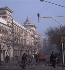 Photo of bikes in China