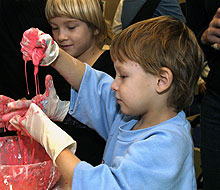 Photo of kids at Expo-Science