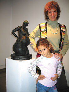 Photo of  Rutenberg and daughter Jessy