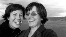 Photo of Jennifer Newman and Véronique Brun