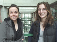 Gearóid Ó hAllmhuráin and flautist Jocelyn Haas on March 30.