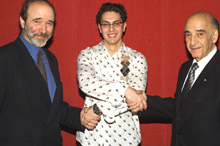 Left to right: Jonathan Wener, Michèle Gauthier, Martine Lehoux.