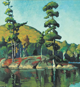 Blackberry Island, Lac Tremblant (about 1934), by Edwin Holgate