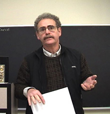 Barry Lazar in the classroom