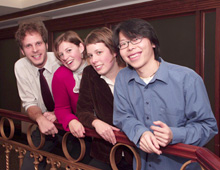 Photo of Jonathan Pearce, Catherine Cullen, Alana Coates and Feng Qian
