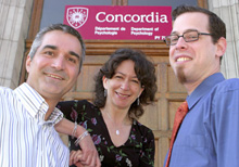 From left, Michel Dugas, Natalie Phillips and Adam Radomsky.