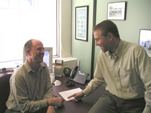 Martin L. Martens (left) and Kai Lamertz