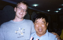 Photo of Michel Evans and Gao Shuai